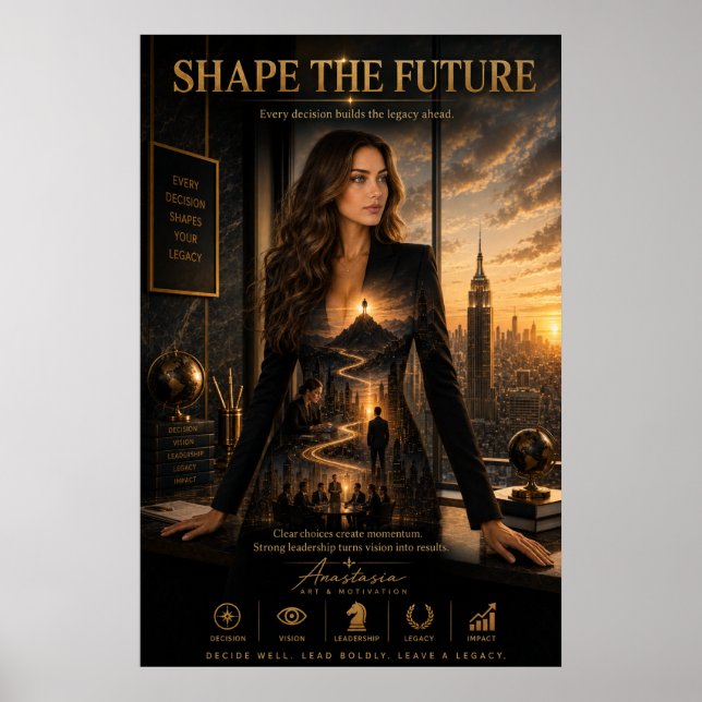 Shape The Future – Leadership Poster (Front)