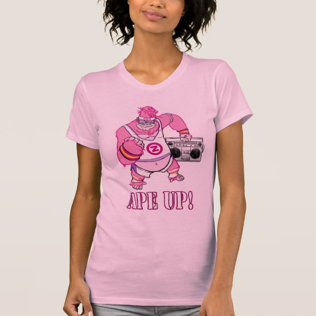 shAPE UP! ZOMG Pink Gorilla T-shirt (Front)