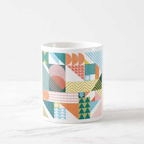 Shape World Pattern Coffee Mug