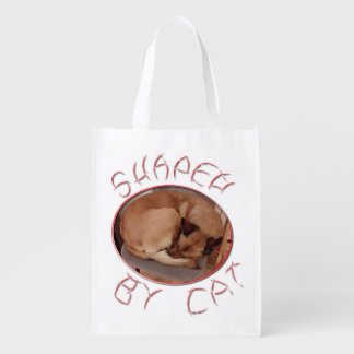 Shaped by cat grocery bag