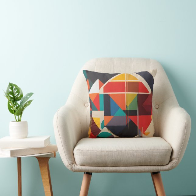 Shaped Throw Pillow (Chair)