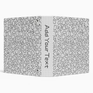 Shapes 3 ring binder
