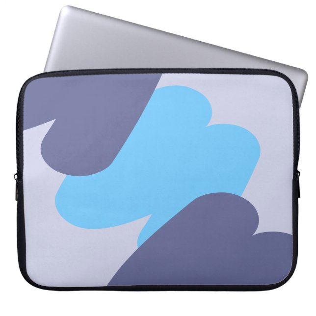 Shapes Abstract  Laptop Sleeve (Front)