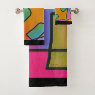 Shapes And Colors Bath Towel Set
