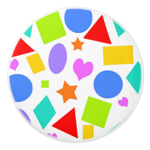 Shapes and Colors Ceramic Knob