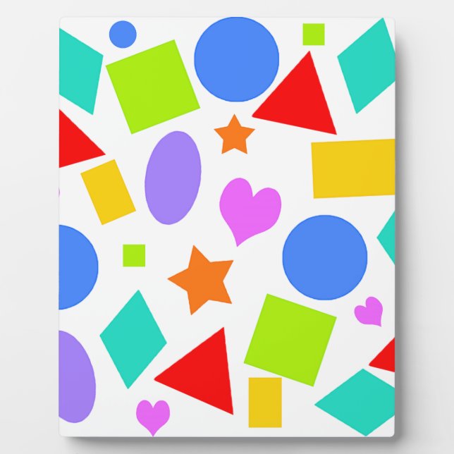 Shapes and Colors Plaque (Front)