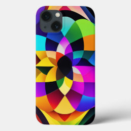 &quot;Shapes and Shades&quot; AI Print Iphone Cover