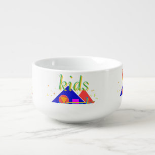 Shapes And Symbols Kids Baby Soup Mug