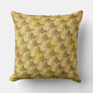 Shapes in light brown, aged or dirty effect. throw pillow