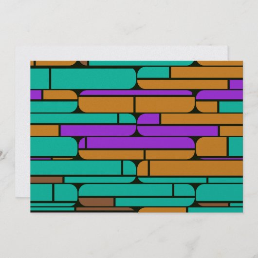 Shapes in retro colors (Front/Back)