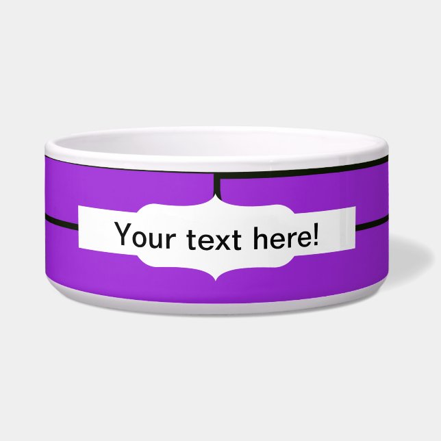 Shapes in retro colors bowl (Front)