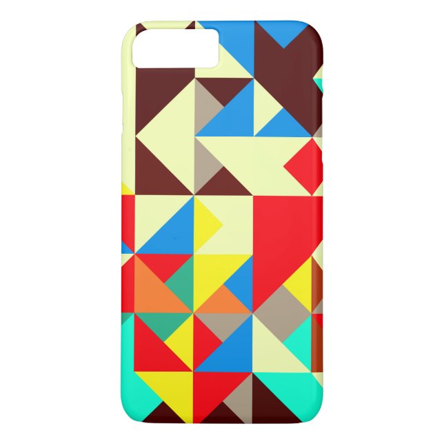 Shapes in retro colors Case-Mate iPhone case (Back)