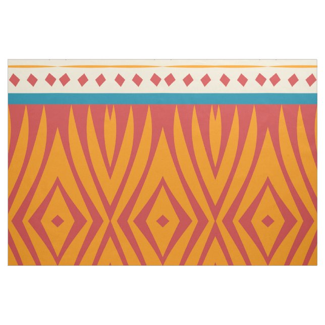 Shapes in retro colors fabric (Yard)