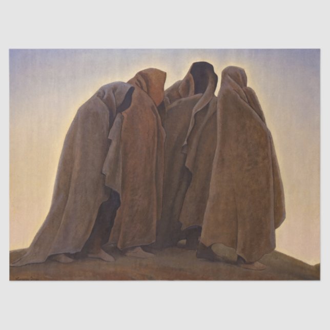 Shapes of Fear by Maynard Dixon Tissue Paper (Front)