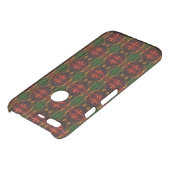 Shapes of "red strokes float" on green background uncommon google pixel XL case (Top)