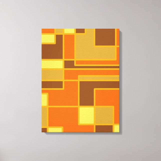 Shapes Take Shape Canvas Print (Front)