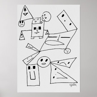 shapes with faces original design holder