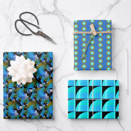 Shapes Wrapping Paper Sheets