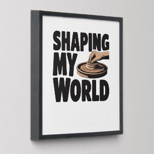 Shaping My World Photo Tile Design