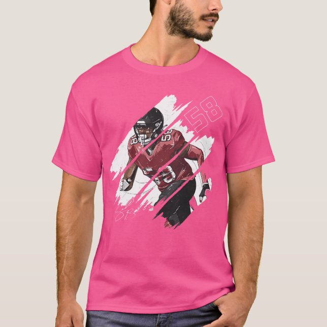 Shaquil Barrett Stripes T-Shirt (Front)