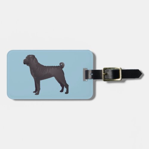 Shar Pei Basic Design Templates Luggage Tag