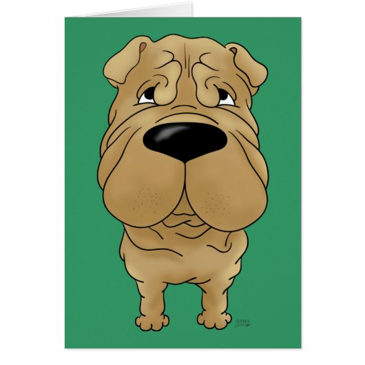 Shar-Pei - Big Nose and Butt Cards (Front)