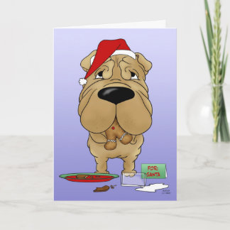 Shar-Pei Christmas Holiday Card