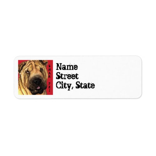 Shar_Pei Color Block Label