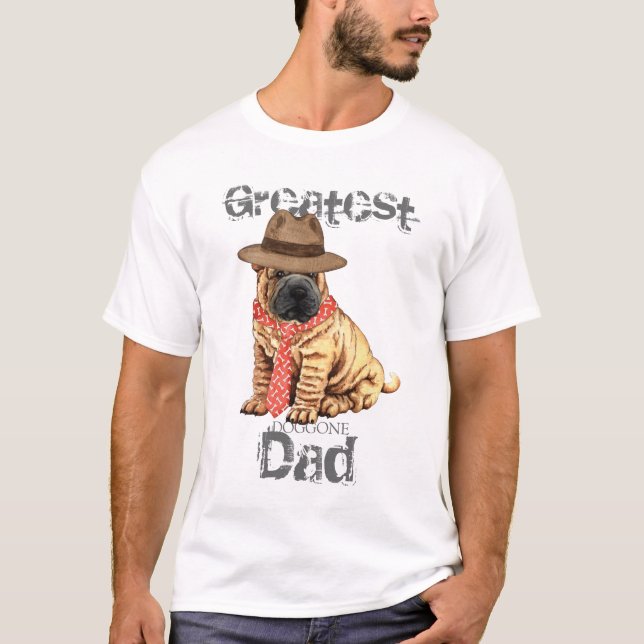 Shar-Pei Dad T-Shirt (Front)
