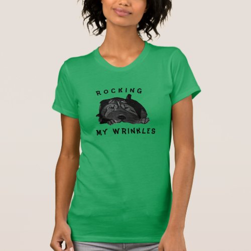 Shar Pei Dog Lovers T_Shirt for Her