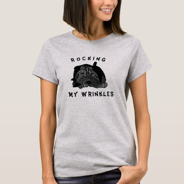 Shar Pei Dog Lover's T-Shirt for Her (Front)