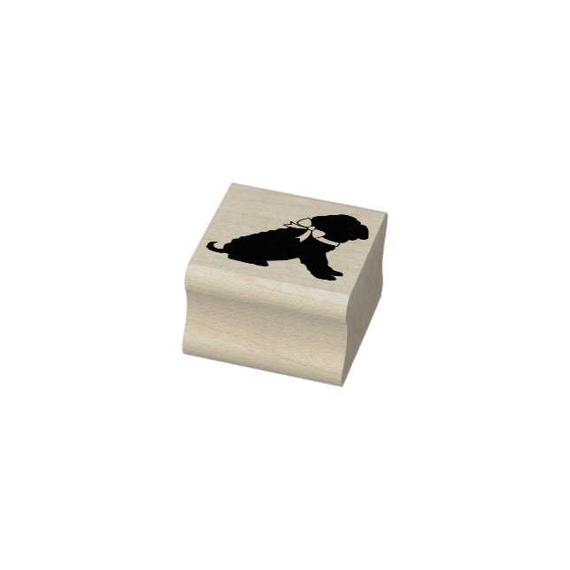 Shar Pei Dog Puppy Rubber Stamp (Stamp)