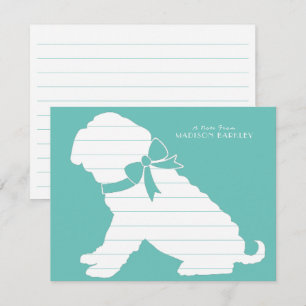 Shar Pei Dog Puppy Thank You Card