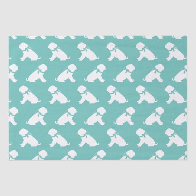 Shar Pei Dog Puppy Tissue Paper (Front)