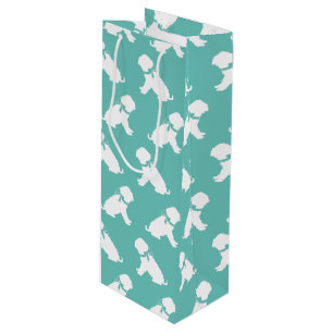 Shar Pei Dog Puppy Wine Gift Bag