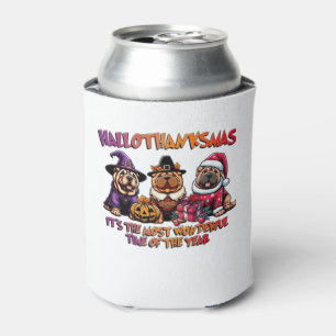 Shar Pei Halloween Thanksgiving Christmas Classic Can Cooler