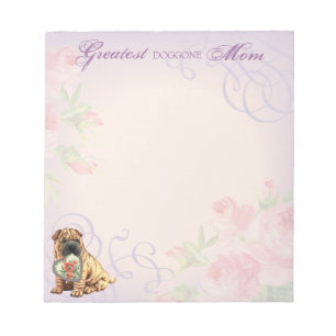 Shar-Pei Heart Mom Notepad