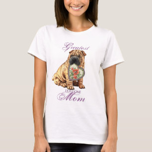 Shar-Pei Heart Mom T-Shirt