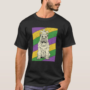 Shar Pei Jester Mardi Gras Dog Mom or Dad T-Shirt