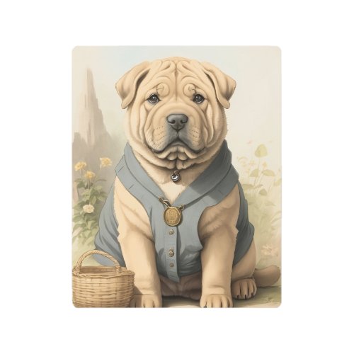 Shar_Pei Metal Print