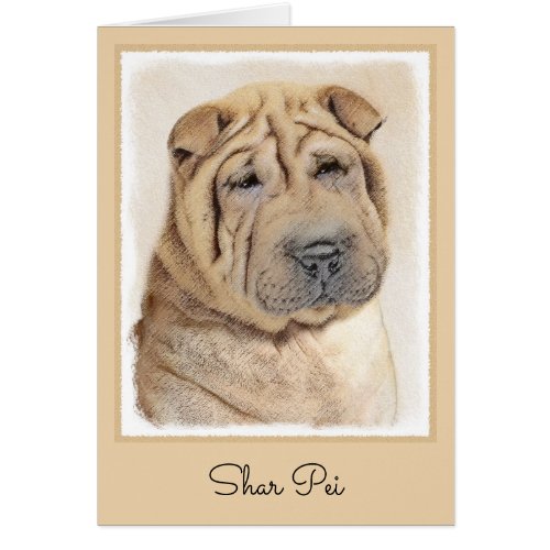 Shar Pei Painting _ Cute Original Dog Art