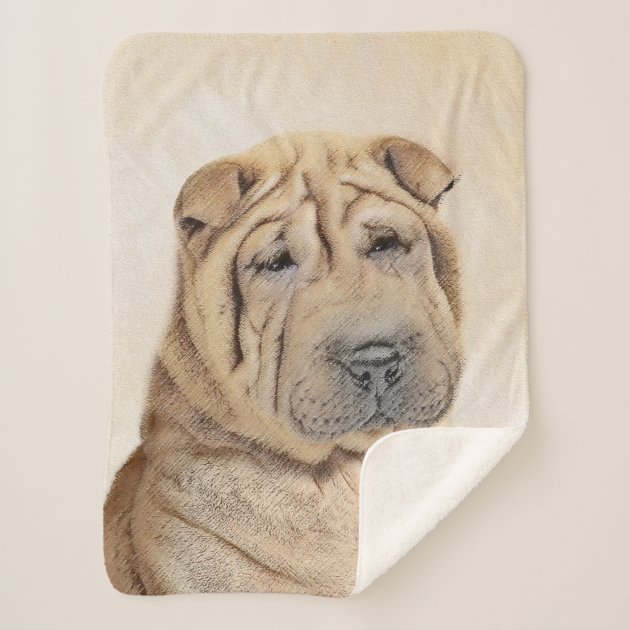 Shar pei online blanket