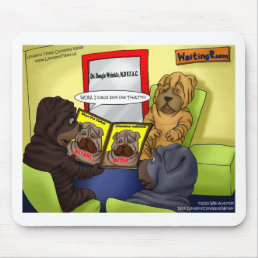 Shar-Pei Plastic Surgery Funny Tees Mugs &amp; Gifts Mouse Pad