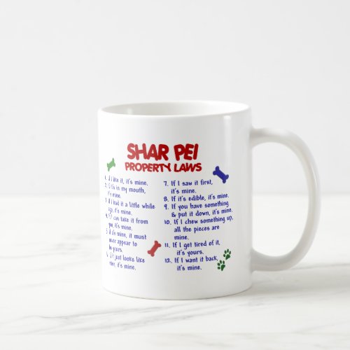 SHAR PEI Property Laws 2 Coffee Mug