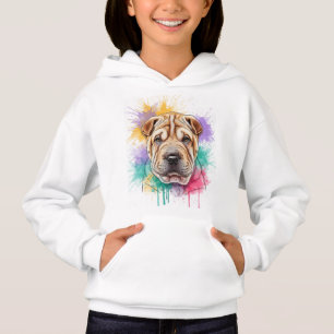 Shar Pei Puppy by Natasha Us Hoodie
