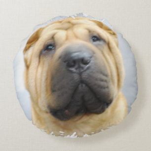 Shar Pei Round Pillow
