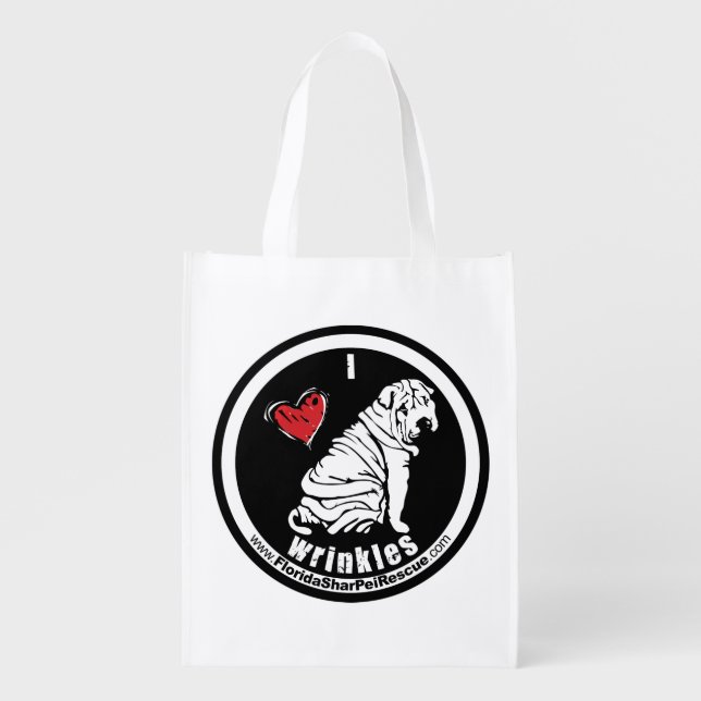 Shar Pei Shopping Bag (Front)