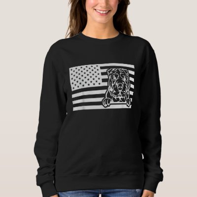 Shar Pei USA Flag Sweatshirt