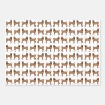 Shar Pei Wrapping Paper Sheets by ellejai at Zazzle