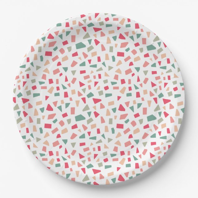 Shards - Colors 01 Paper Plates (Front)